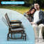 Banc oscillant d'extérieur pour 2 personnes Outsunny