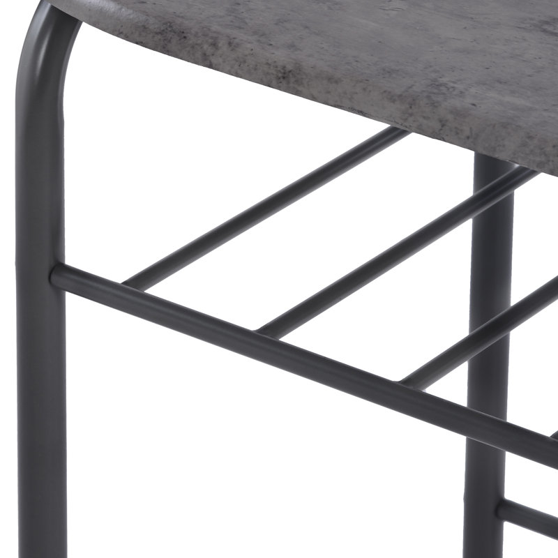 Ruma 2 - Person Dining Set, Grey, Grey, Grey