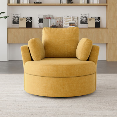 Fauteuil demi-tonneau pivotant l 42,1 po Berey