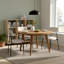 Chaise rembourrée Delisle, blanc os-1436971583