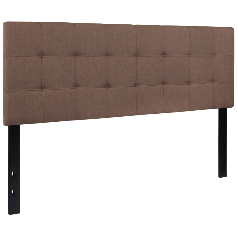 Ciriaca Quilted Tufted Upholstered Headboard, Camel, Queen