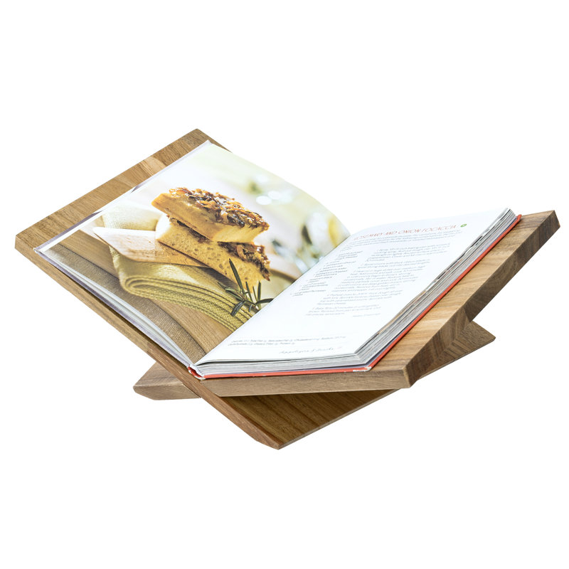 Acacia Countertop Kitchen Cook Book Stand