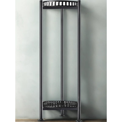 2-Tier Metal Plant Stand For Indoor And Outdoor Use, Heavy-Duty Flower Pot Holder With Adjustable Feet For Living Room, Corner, Deck, And Balcony