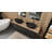 Badeloft 24" x 13" Stone Resin Vessel Bathroom Sink WB-03-MBLK in Matte Black-71904265-71904266