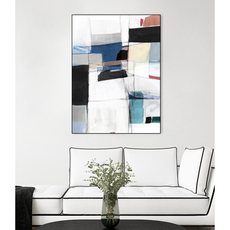 «Sky Energy I», toile encadrée par Giant Art, H 32 po x l 24 po