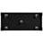 Modern Kitchen Island Featuring Concealed Trash Bin, Power Outlets, 3 Drawers, Side Shelves, 5 Rolling, Black With Can Cabinet, Internal Storage, Sockets, , Design-1670909481
