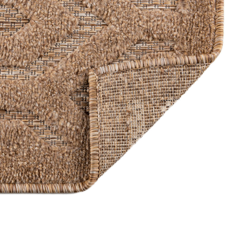 Heberling Geometric Indoor / Outdoor Rug, Runner 2' x 8'