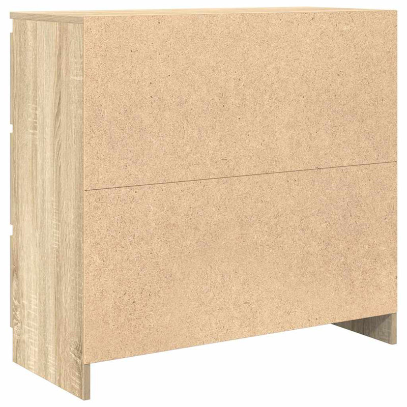 Sideboard 80X35x76 Cm Engineered Wood, Sonoma Oak