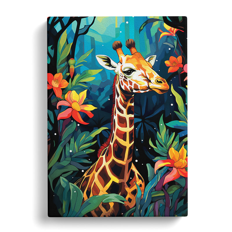 Jungle Pop - Wrapped Canvas, 50cm H x 35cm W x 3cm D