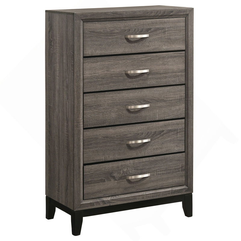 La commode verticale offre un espace de rangement spacieux pour la chambre à coucher et le salon