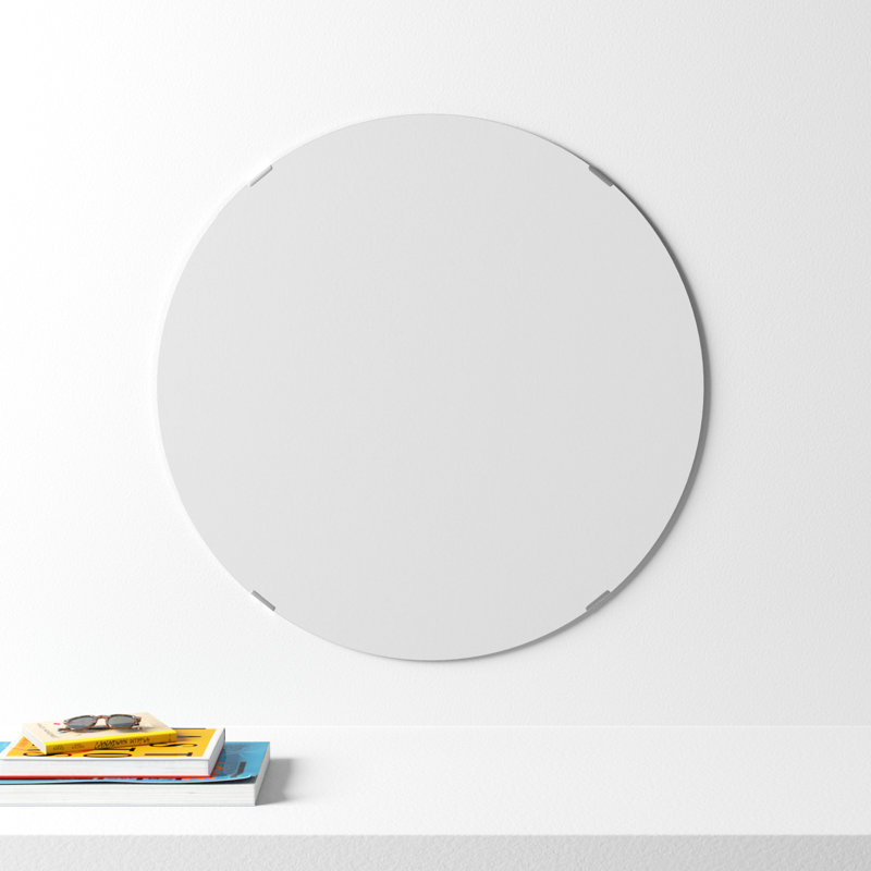 Miroir de coiffeuse sans cadre Samonie, 43 po x 43 po