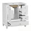 Meuble-lavabo avec lavabo, tablette et trois tiroirs-1845282573
