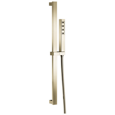 H2Okinetic Hand Shower with Slide Bar,Single Spray Handheld Shower Head, Slide Bar Hand Shower