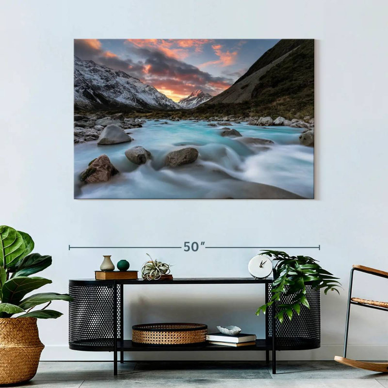Sunset Over Hooker River, 32" H x 48" W