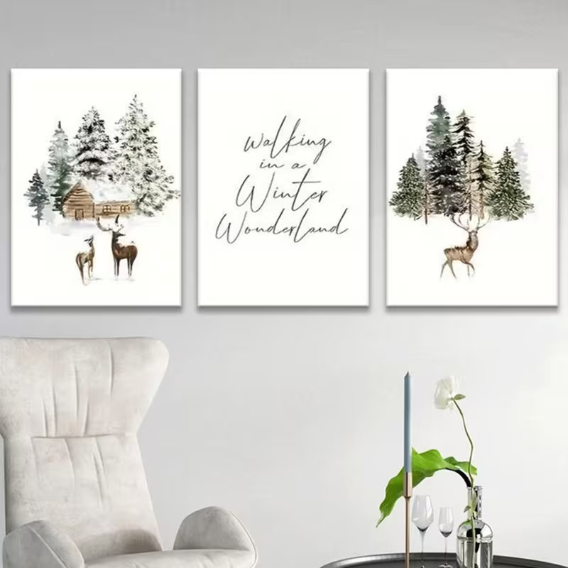 3 Piece Wrapped Canvas Print