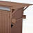 Outdoor Kitchen Island with Wheels,Rolling Patio BBQ Cart with Stainless Steel Top and Multiple Storage Options-125761042