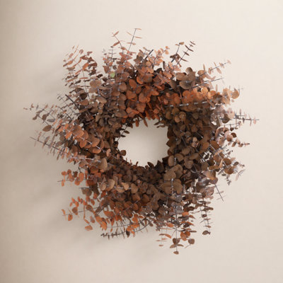 Handcrafted Preserved Eucalyptus Baby Eucalyptus 19'' Wreath