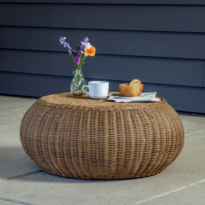 Table basse en osier