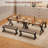 Dining Table With 2 Benches