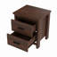 Ensembles de chambre avec cadre de lit grand en bois Brandenn