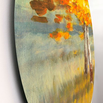 Ensemble de 3 décorations murales paysage d'automne