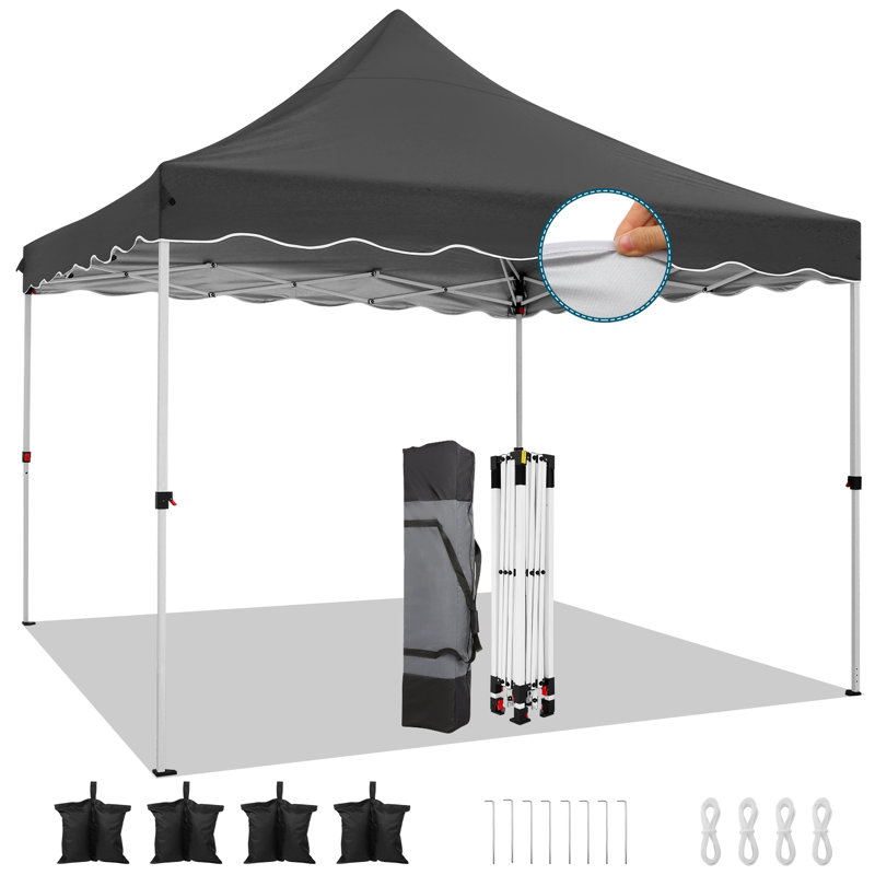 Tente 10 'x 10' Pop Up, Noir