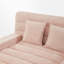 Chaise longue rembourrée avec dossier réglable et bande lumineuse à DEL-372955324