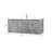 Agostini 48'' Single Bathroom Vanity with Resin Top-965108386