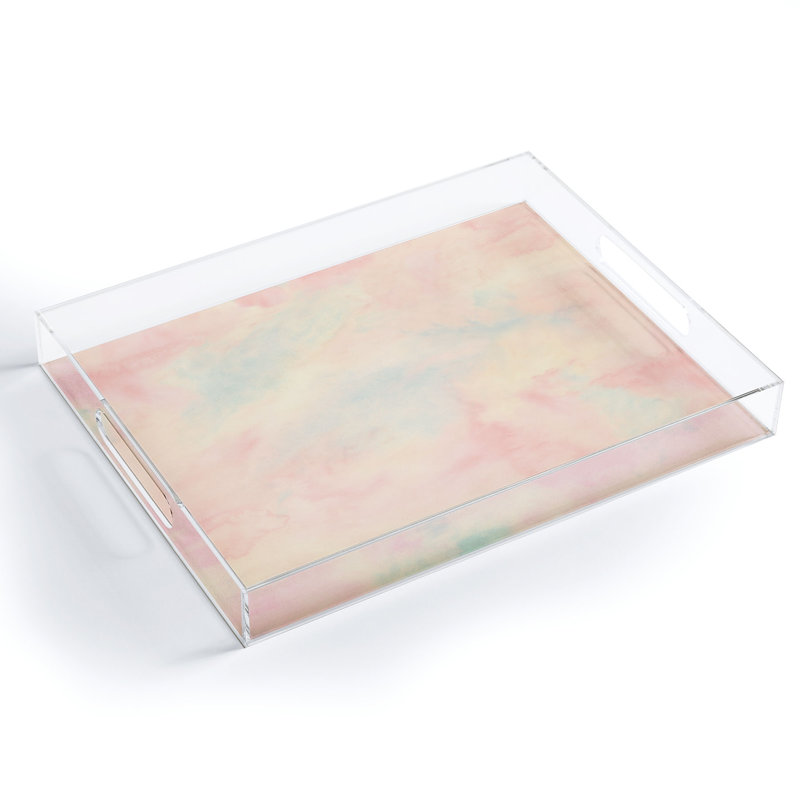 Plastic / Acrylic Tray, 1" H x 8" W x 6" L