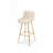 Amyris 30 inch Set of 2 Bar Stools,with Chrome Footrest Velvet Fabric Counter Stool Golden Leg Simple High Bar Stool-1403841612-1394994261