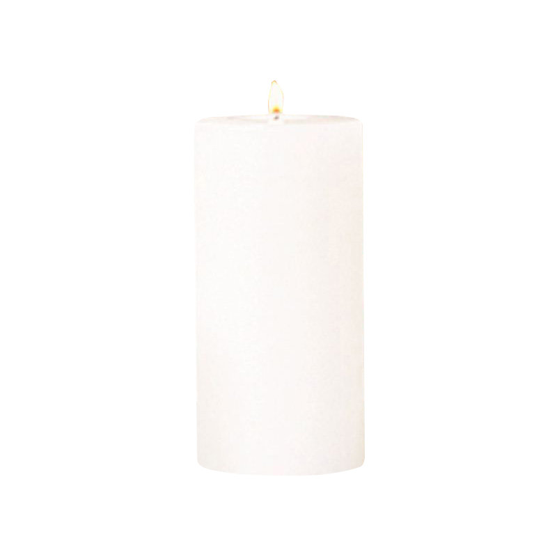 Unscented Pillar Candle, 4" x 6"