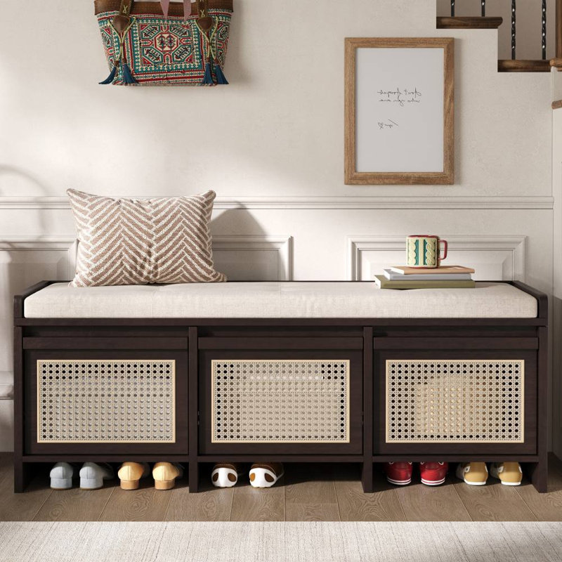 Shoe Bench (Black), Black, Noir