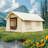 Inflatable Tents For Camping, 8-10 Person Tent With Tpu Skylight, Mesh Windows,stove Jack & Pump, Easy Setup 4 Season Glamping Tent, Waterproof & Windproof