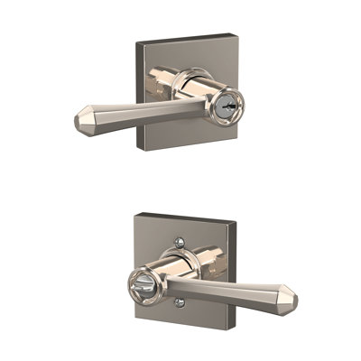 Dempsey Keyed Entry Lever with Collins Trim
