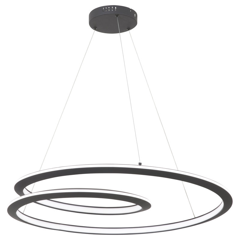 George Kovacs Infinite 29" Wide LED Pendant In Sand Coal Finish