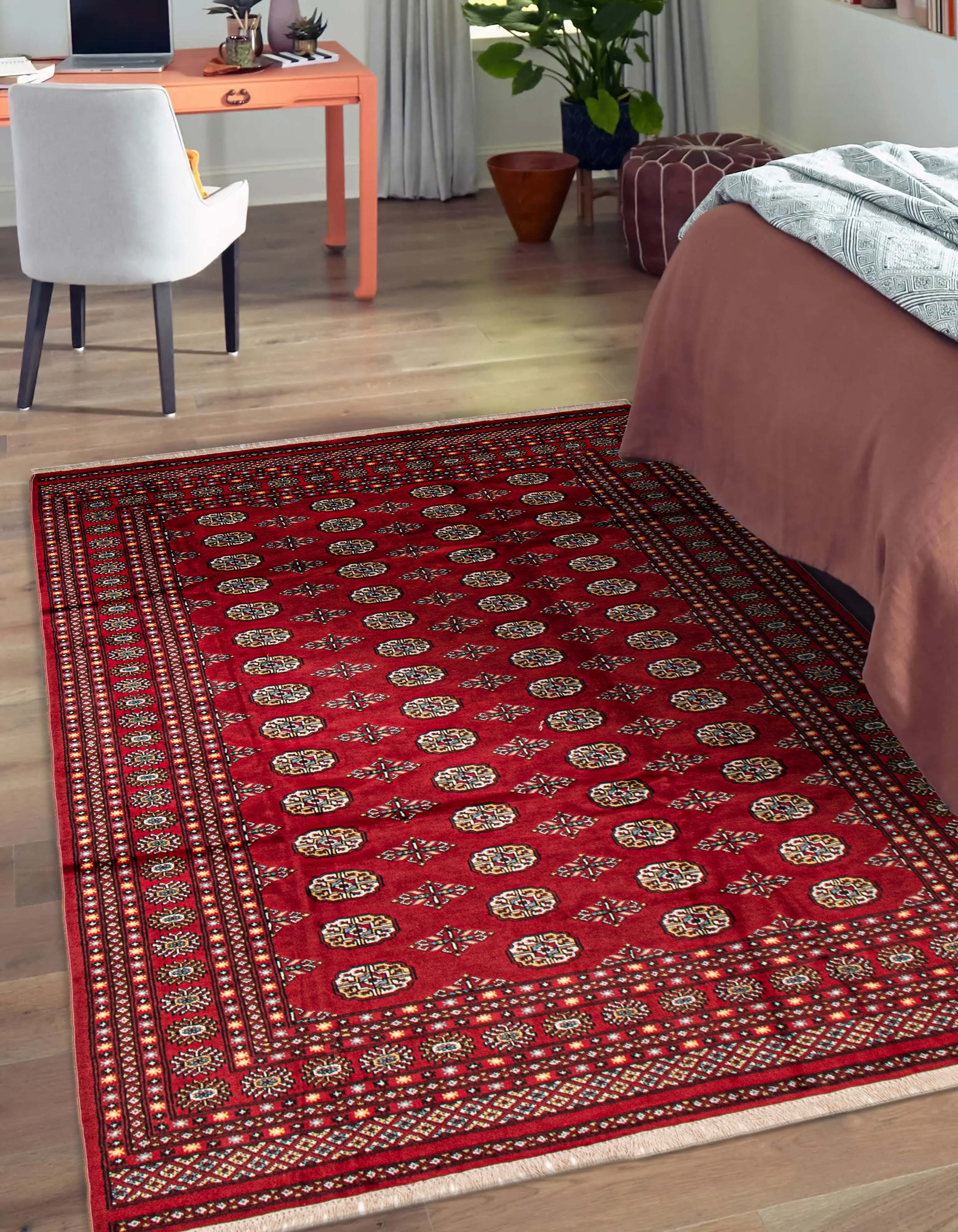Bloomsbury Market Finest Peshawar Bokhara Red Rug 7'1