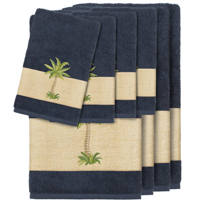 Colton 8 Piece 100% Premium Turkish Cotton Towel Set