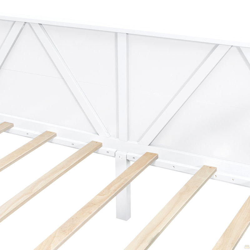 Lit de jour simple, blanc