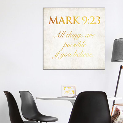 Mark by Jace Grey - Wrapped Canvas Print