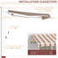Abri pare-soleil de terrasse - Store rétractable de 4 m x 2,4 m, résistant à l'eau, manivelle, structure en aluminium, rayures rouges pour terrasse, jardin ou balcon