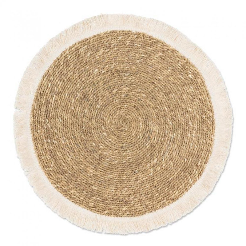 No Pattern Placemat, Ivory