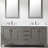 72'' Double Bathroom Vanity with Quartz Top-1011938989