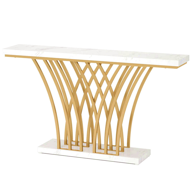 Table d'entrée de luxe, table de couloir, table console