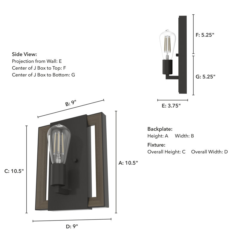 Aluminum Armed Sconce, Noble Bronze