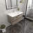 Deboser 36 " W Wall Mounted 1 Single Vanity Bathroom Vanity With Acrylic Top-370555343