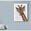 «Chewing Giraffe», art textuel sur toile tendue-33420826