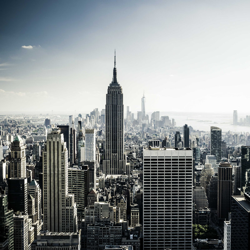 New York par Gappino - photographie sur toile tendue, H 12 po x l 12 po