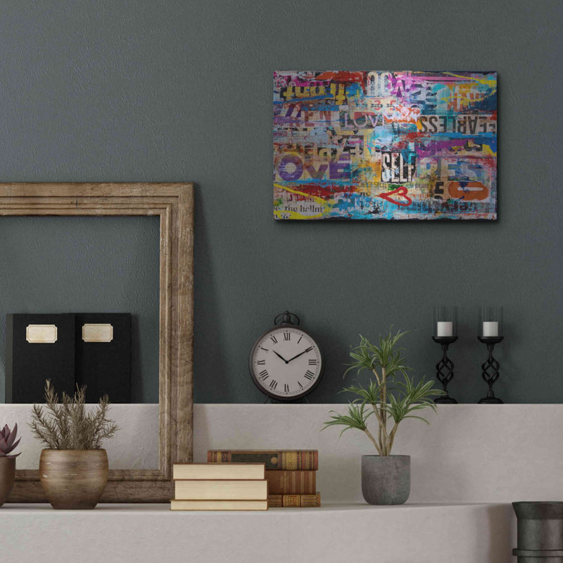 «Metromix Luv II» par Erin Ashley - reproduction d'art non encadrée, L 16 po x H 12 po