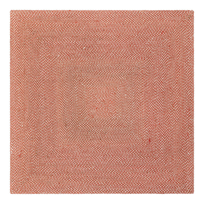 Tweed Braided Jute Rug, Square 7'10"