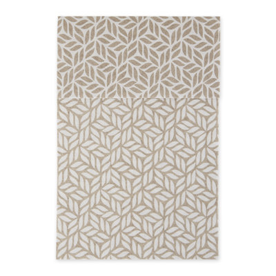 Abstract Leaf Print Liner